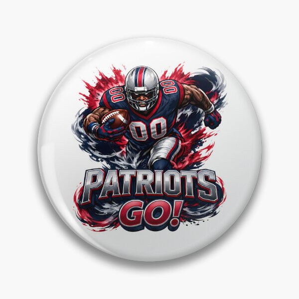 Item preview, Patriots Go! New England Patriots Football Fan #0098 designed and sold by GLUVY-THEME.