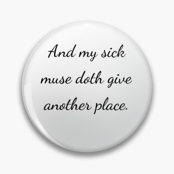 Item preview, “And my sick muse doth give another place.” - handwriting black designed and sold by ariksworld.
