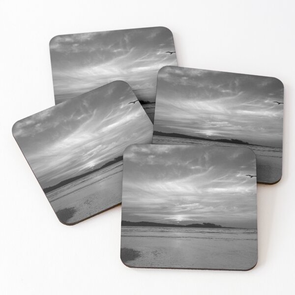 Item preview, Solitary Seagull Flying Over Monochromatic Ocean Sunset designed and sold by AndreiMarthe.
