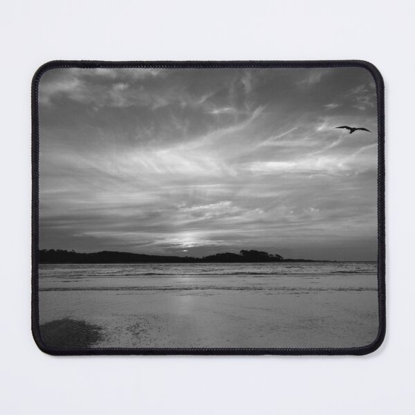 Item preview, Solitary Seagull Flying Over Monochromatic Ocean Sunset designed and sold by AndreiMarthe.