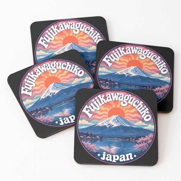 Item preview, Fujikawaguchiko Mount Fuji Japan Trippy Travel designed and sold by TomFrontierArt.