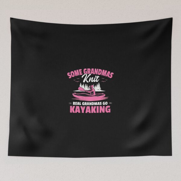 Aperçu de l'œuvre Grand-mères en kayak - Cadeau pour les vraies grand-mères qui font du kayak créée et vendue par murdyawdiede.