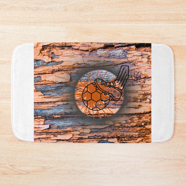 Item preview, Soccer Ball and Cleats Blue Wood Football Art designed and sold by PetruArtDesigns.
