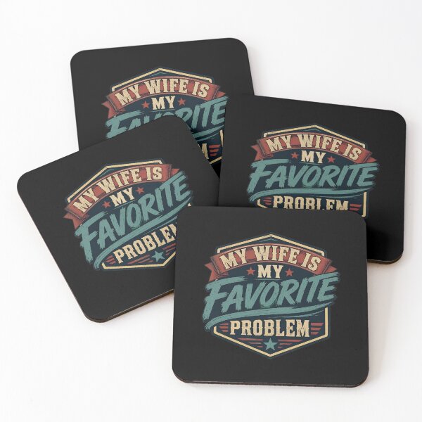 Item preview, My Wife Is My Favorite Problem Funny Husband designed and sold by felixpalette.