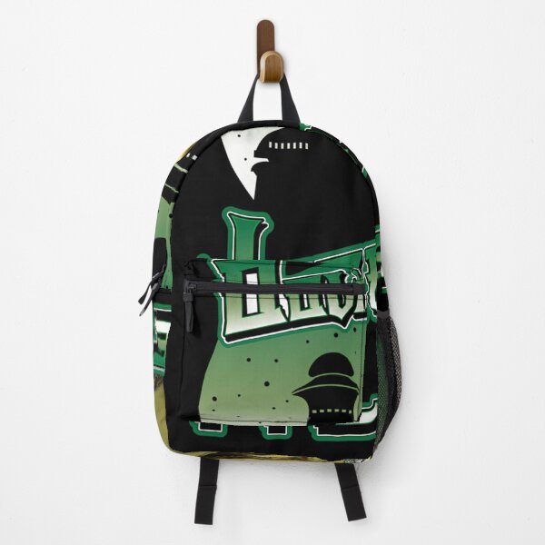 Item preview, Green Alien Dancer Silhouette Palace Crescent Moon designed and sold by RetroCanvas.