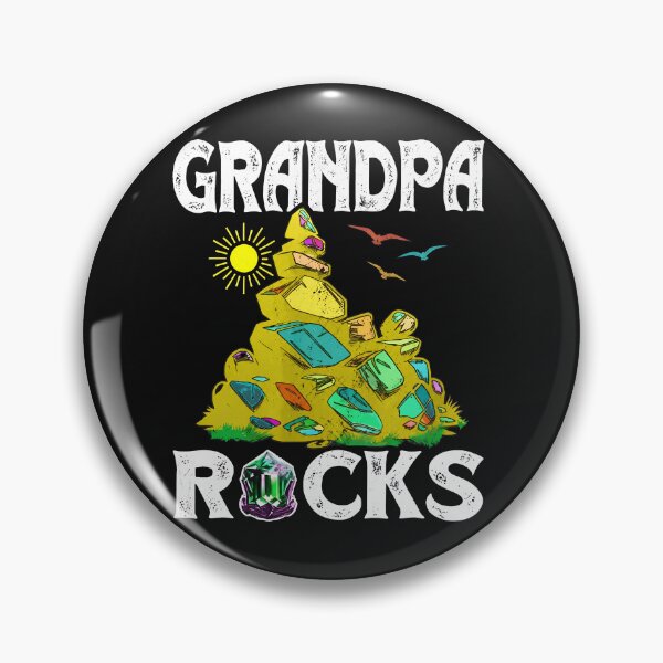 Item preview, Grandpa Rocks Gemstone Illustration designed and sold by murdyawdiede.