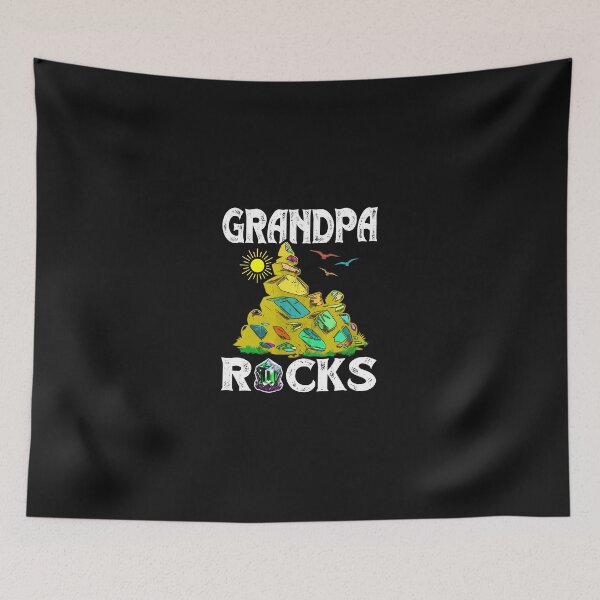 Item preview, Grandpa Rocks Gemstone Illustration designed and sold by murdyawdiede.