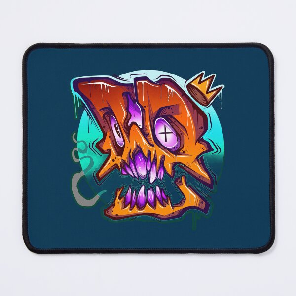 Item preview,  Neon Graffiti Skull  designed and sold by MilcahNoble.