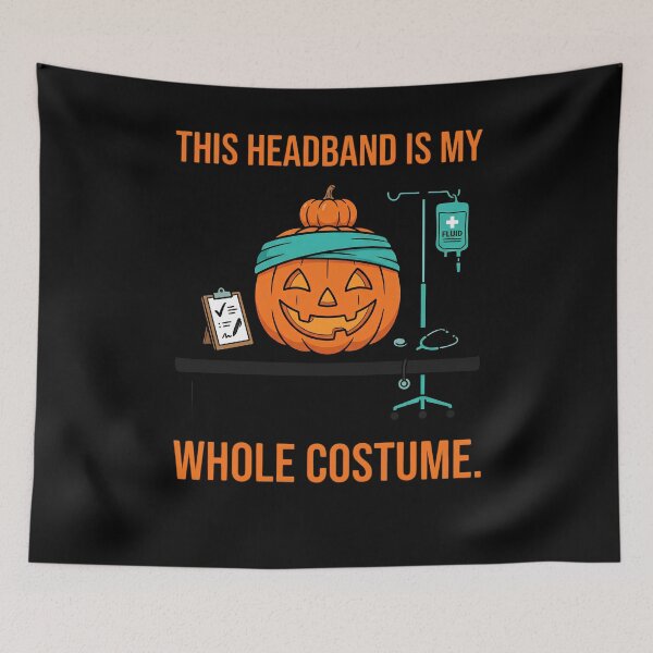 Item preview, This Headband Is My Whole Costume Halloween Nurse Medical Doctor Funny  designed and sold by w66aboo.
