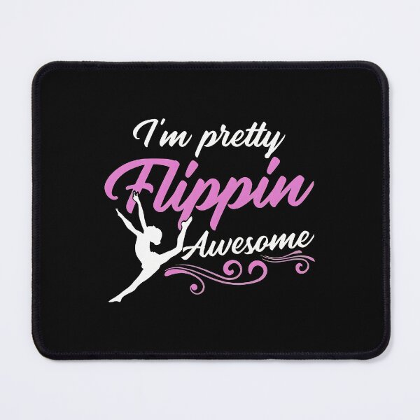 Item preview, Gymnast Flippin Awesome Silhouette Design designed and sold by boosnwlovichm.