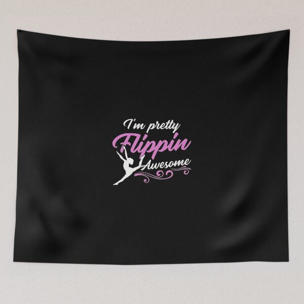 Item preview, Gymnast Flippin Awesome Silhouette Design designed and sold by boosnwlovichm.