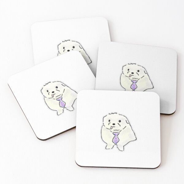 Item preview, Funny Fluffy Puppy Wearing Necktie designed and sold by raun.draw.