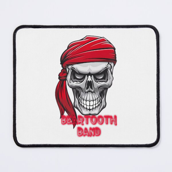 Item preview, Pirate Skull Red Bandana Screaming designed and sold by RetroCanvas.