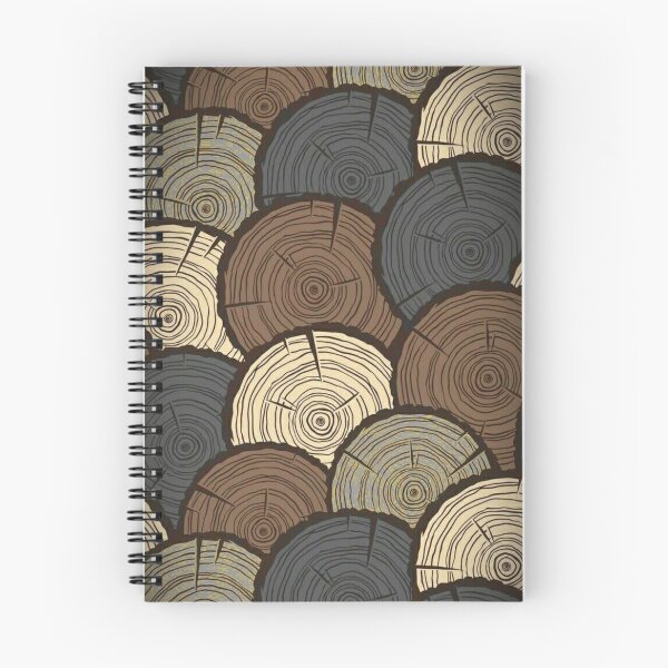 Item preview, Wood Cross Section Pattern Rustic Log Rings Timber Texture Art designed and sold by LYAN-STORE.