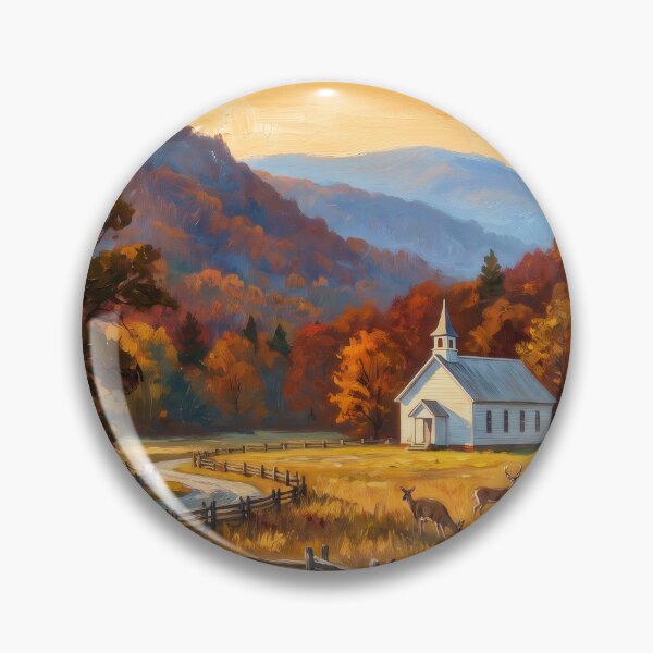 Item preview, Cades Cove Valley in Autumn designed and sold by RedPeaStudio.