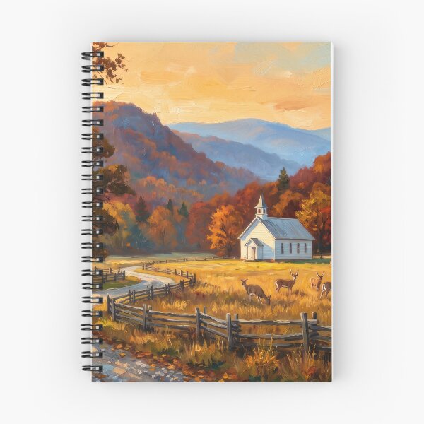 Item preview, Cades Cove Valley in Autumn designed and sold by RedPeaStudio.