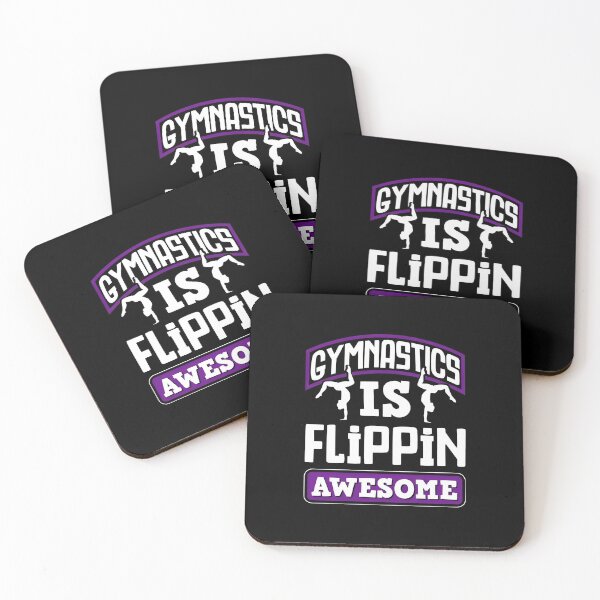Item preview, Gymnastics Is Flippin Awesome Text Graphic designed and sold by boosnwlovichm.