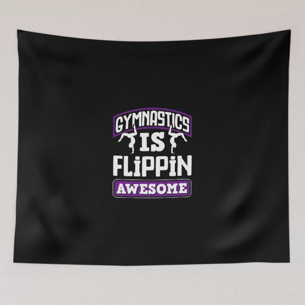 Item preview, Gymnastics Is Flippin Awesome Text Graphic designed and sold by boosnwlovichm.