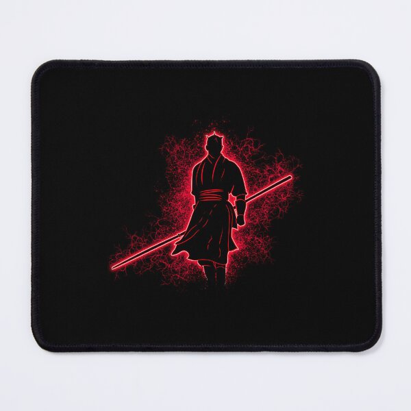 Item preview, Dark Warrior Red Dual Staff Silhouette Ninja designed and sold by YeppiStudio.