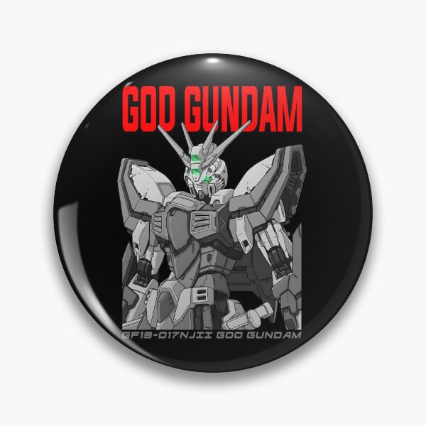 Item preview, black white The GF13-017NJII God Gundam full colour VECTOR art illustration  designed and sold by sabartgunpla.