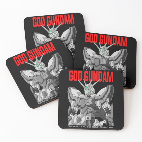 Item preview, black white The GF13-017NJII God Gundam full colour VECTOR art illustration  designed and sold by sabartgunpla.