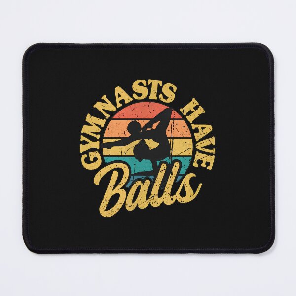 Item preview, Gymnasts Have Balls Retro Vintage Sunset designed and sold by murdyawdiede.