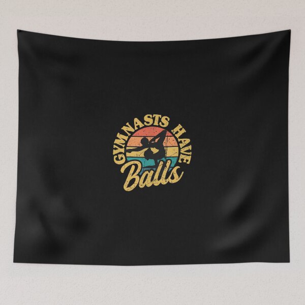 Item preview, Gymnasts Have Balls Retro Vintage Sunset designed and sold by murdyawdiede.