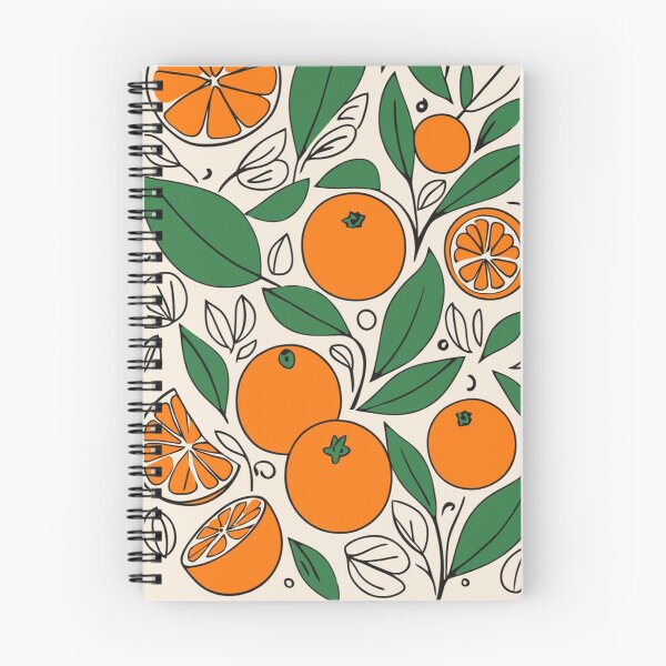 Item preview, Orange Fruit Botanical Pattern Hand Drawn Citrus Slices Art designed and sold by LYAN-STORE.
