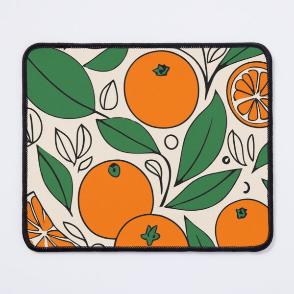 Item preview, Orange Fruit Botanical Pattern Hand Drawn Citrus Slices Art designed and sold by LYAN-STORE.