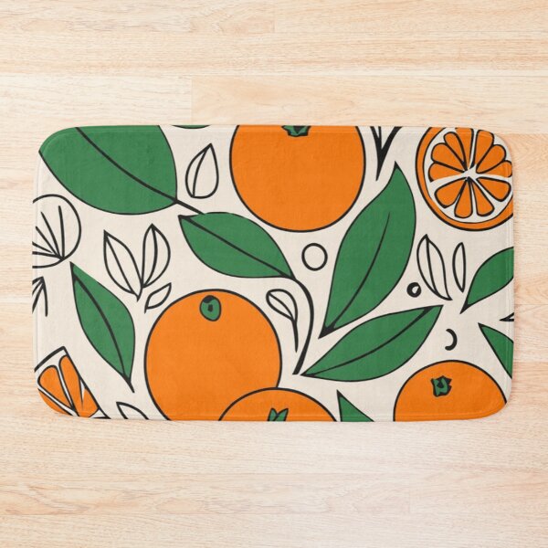 Item preview, Orange Fruit Botanical Pattern Hand Drawn Citrus Slices Art designed and sold by LYAN-STORE.