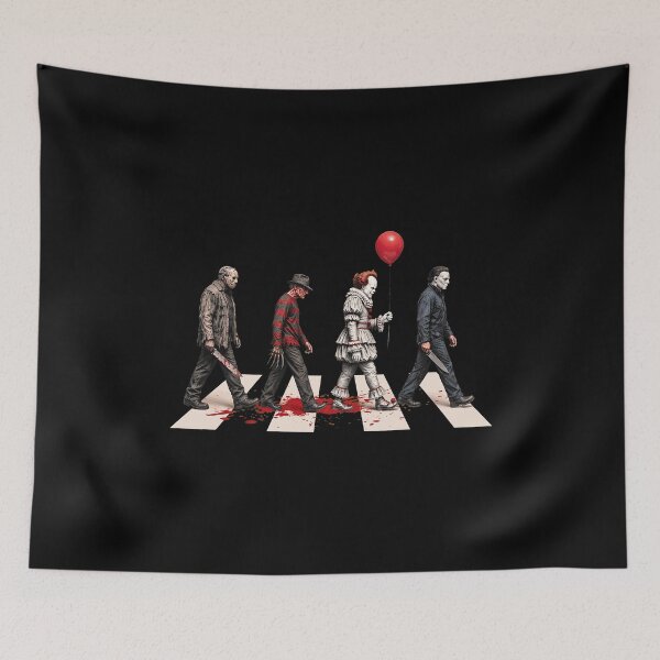 Item preview, Horror Icons Abbey Road Parody  designed and sold by TylerMorg88401.