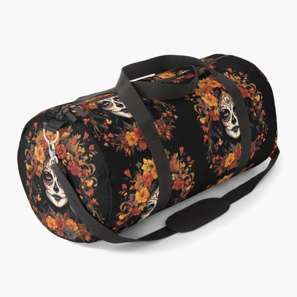 Item preview, Sugar Skull Catrina Day of the Dead Mexican Folk Floral Art designed and sold by FemmePrintHaven.