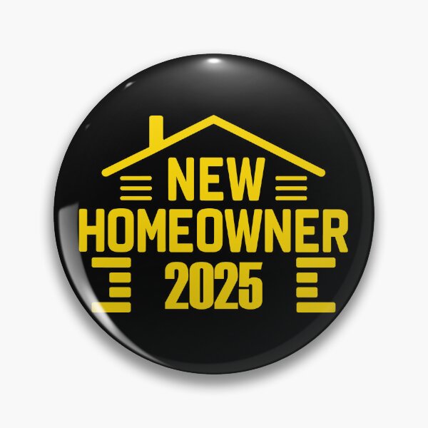 Item preview, New Homeowners 2025 yellow Modern Silhouette designed and sold by EmeraldeaArt.