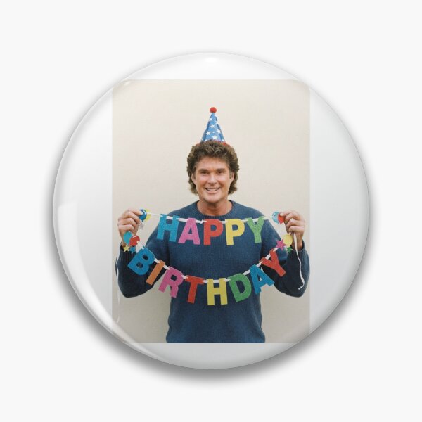 Item preview, David hasselhoff birthday birthday banner gift cake memes happy Funny prank meme  weird  designed and sold by CheeseBlueprint.