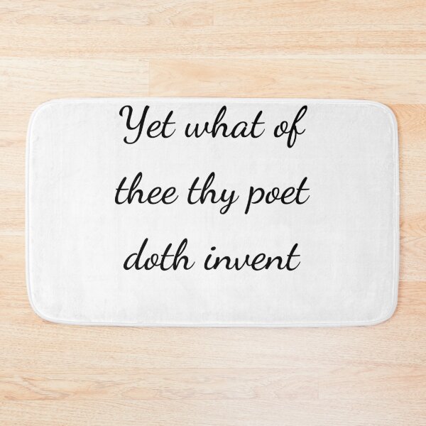 Item preview, “Yet what of thee thy poet doth invent” - handwriting black designed and sold by ariksworld.