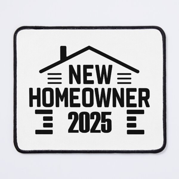 Item preview, New Homeowners 2025 Modern Silhouette designed and sold by EmeraldeaArt.