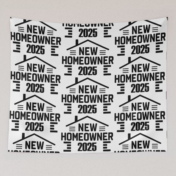 Item preview, New Homeowners 2025 Modern Silhouette designed and sold by EmeraldeaArt.