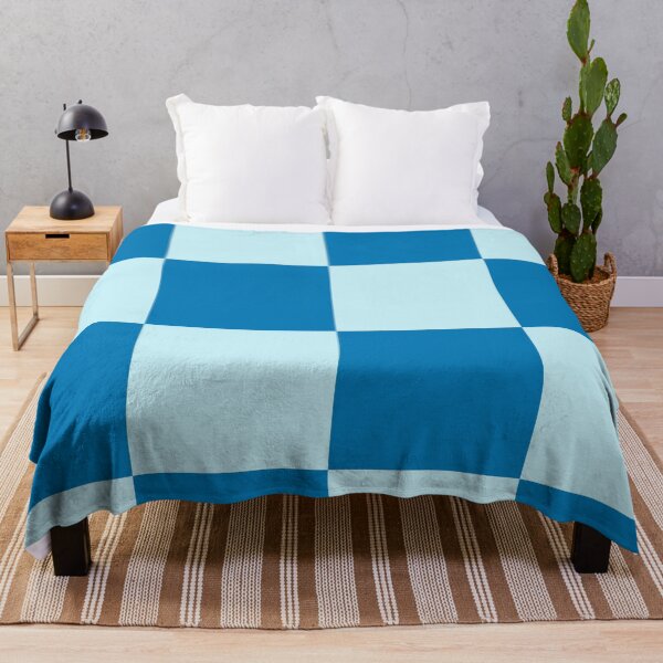 Item preview, Blue Checkered Pattern vintage style Plaid large designed and sold by DColourMuse.