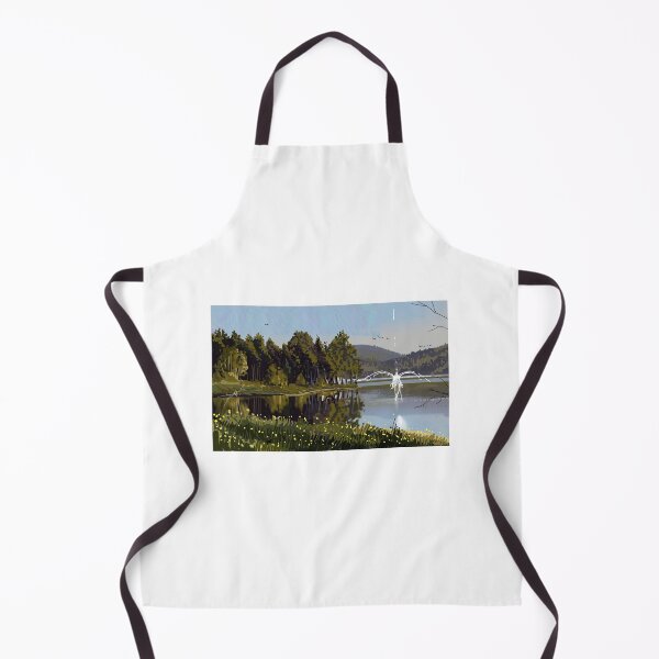 Item preview, Mystical Forest Lake with Glowing Fantasy Spirit designed and sold by AndreiMarthe.