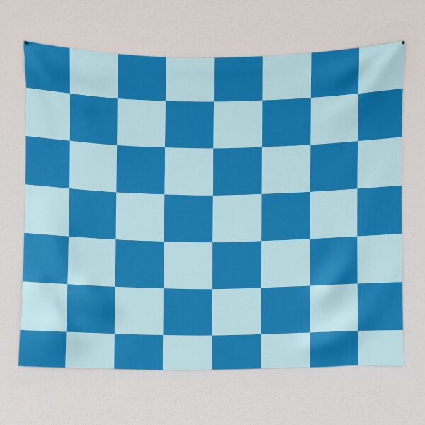 Item preview, Blue Checkered Pattern vintage style Plaid medium  designed and sold by DColourMuse.