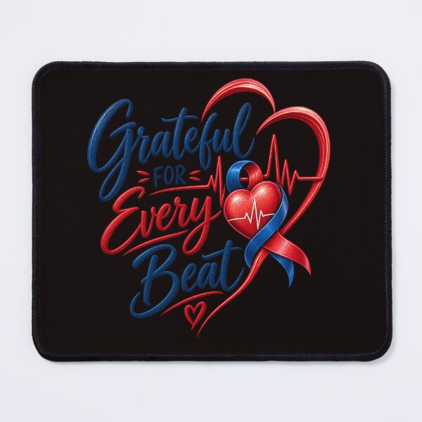 Item preview, Grateful for Every Beat – Heart Transplant & Organ Donation Inspired Design designed and sold by Tadeusz1.