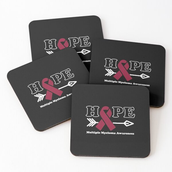 Item preview, His Fight Is My Fight Multiple Myeloma Awareness Ribbon designed and sold by murdyawdiede.