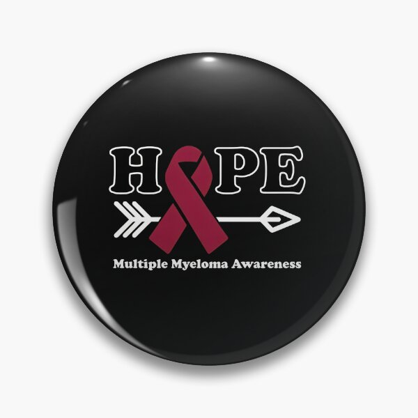 Item preview, His Fight Is My Fight Multiple Myeloma Awareness Ribbon designed and sold by murdyawdiede.