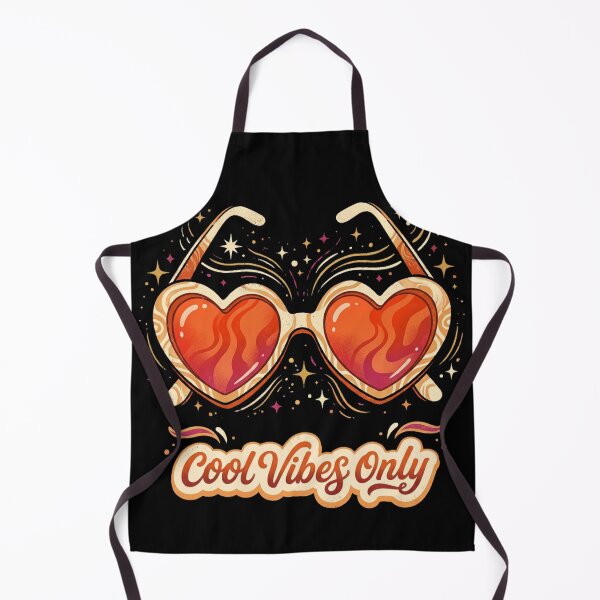 Item preview, Cool Vibes Only – Retro Heart Sunglasses Design designed and sold by @SHINTOSARTSTORE.