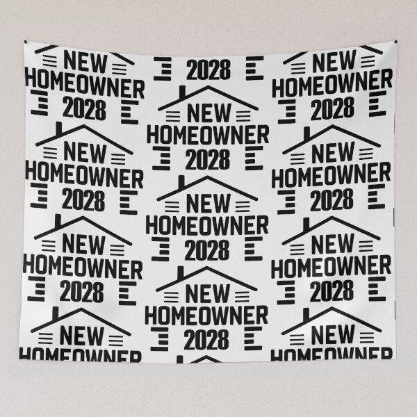 Item preview, New Homeowners 2028 Modern Silhouette designed and sold by EmeraldeaArt.