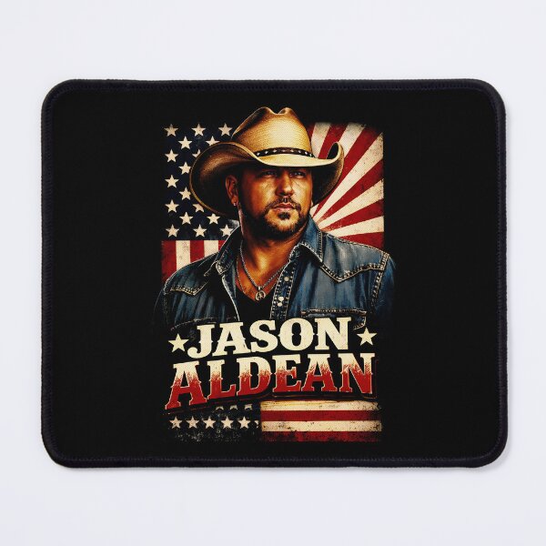 Item preview, Jason aldean American cowboy southern rock vintage graphic designed and sold by bilgeoisa.
