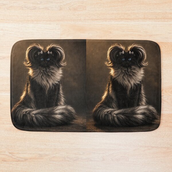 Item preview, Black Cat Portrait designed and sold by IMOBILYARI VibeCore.