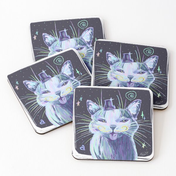Item preview, Quirky Cat Top Hat Tongue Out Feline Owner designed and sold by HadleySpens.