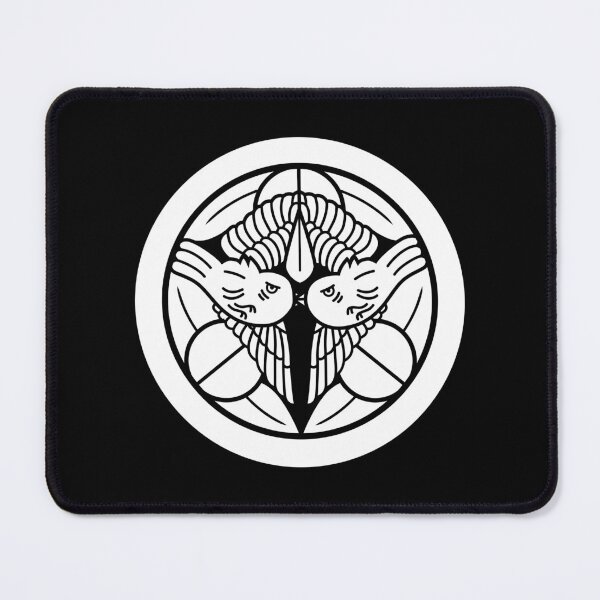 Item preview, Uesugi Kenshin Tobi-Suzume Crest Samurai Mon White Black / Japanese Crest designed and sold by 戦国まーけっと SENGOKU MARKET.
