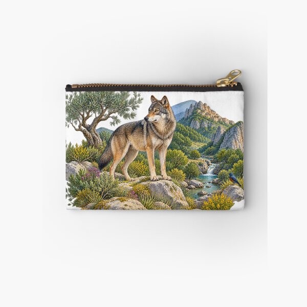 Item preview, Basilicata Protected Habitat Wildlife Watercolour designed and sold by FurusatoGallery.